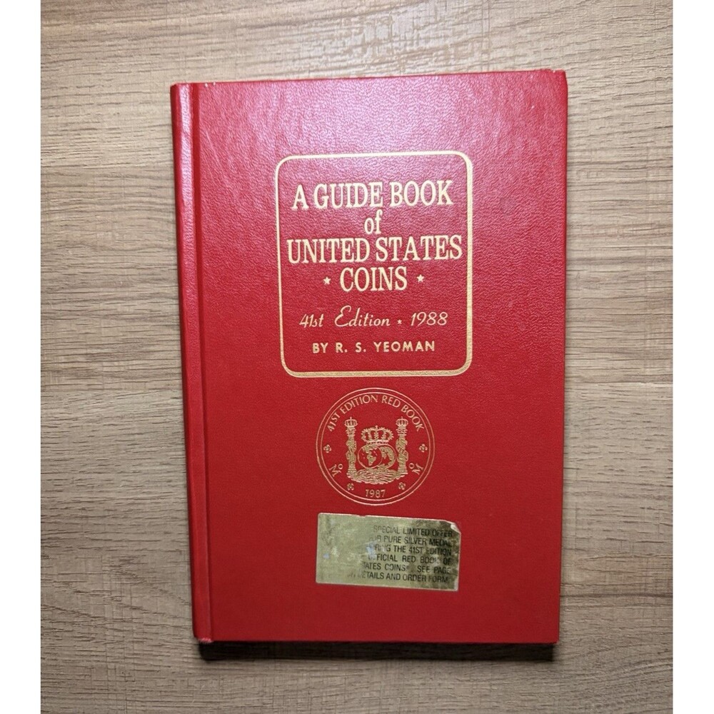 1988 Red Book Guide Book of United States Coins 41st Edition R.S. Yeoman HC